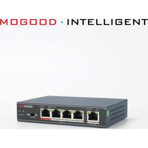 Hikvision Original PoE Switch DS-3E0105P-E Unmanaged 5 ports 10/100 Mbps PoE Ports Adaptive Metal Material