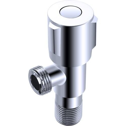 Filling Valves 304 Stainless Steel Angle Valves 1/2"Male x 1/2" Male Bathroom Bidet Valve Bathroom hardware Kitchen Sink Valve