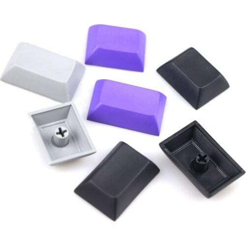 1.25U 1.5U PBT Keycaps 4 Colors, Suitable For Most Mechanical Keyboards, Purple Gray And Black Keycap