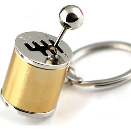 Gold color Ant Played Back Sleeve Gear Box Anahtarlık-6 Gear Dore motor car fashion design