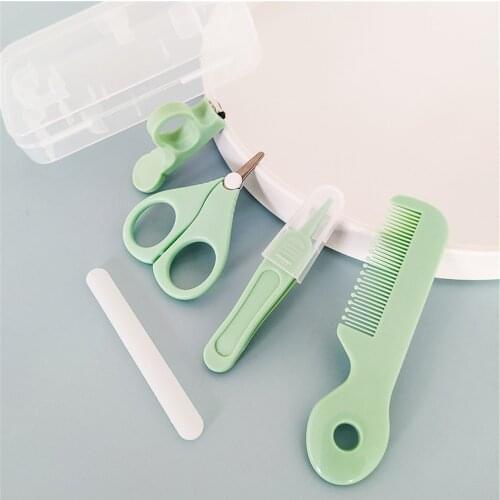 Baby Beauty Grooming Healthcare Kit Newborn Nail Clippers Scissors Item Baby Nail Care Manicure Set Toiletry Bag Accessories