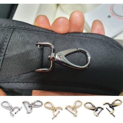 Metal Detachable Openable Swivel Leather Bag Handbag Shoulder Strap Belt Keyring Clasp Clip Buckle Dog Chain Collar Snap Trigger