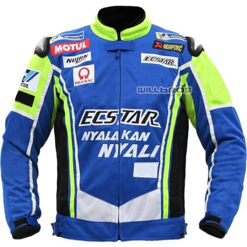Motorcycle Jacket For Suzuki Motorbike Street Moto Riding Four Seasons Oxford Textile Jackets With Protector Mens