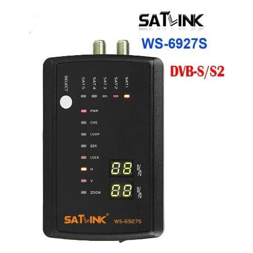 SATLINK WS-6927S DVB-S S2 Digital Signal Meter Finder MPEG-2 MPEG4 Sat Finder