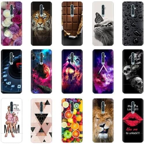 For OPPO Reno2 Z Case Silicone Soft Phone Back Cover For OPPO Reno2 F Case Coque for OPPO Reno2 Z Case Reno 2Z 2F 2019 Funda Bag