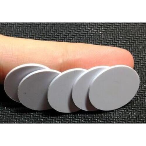 Low frequency 100pcs/Lot 125KHz RFID Smart IC Tags Waterproof Rewritable PVC Coin Cards With tk4100 Chip
