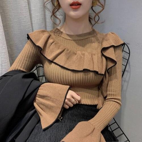 Vy1238 2021 spring autumn winter new women fashion casual warm nice Sweater woman female OL sweaters korean tops