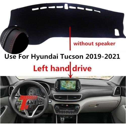 TAIJS Factory Sport Casual Leather Car Dashboard Cover For Hyundai Tucson 2019 2020 2021 Without Speaker Left hand drive