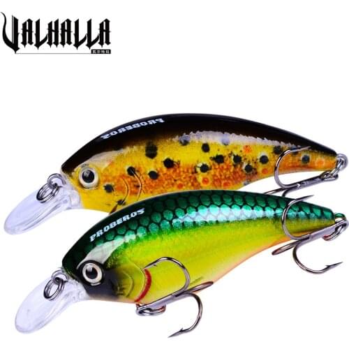1pc Fishing lure PRO BEROS Style 3"-7.6cm Fishing Lure 10.18g Crankbait 6 Color Fishing Tackle 6# Hook With Retail Package Box