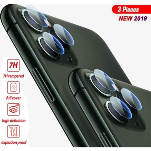 Back Camera Lens Screen Protector For iPhone 11 Soft Tempered Glass For iPhone 11 Pro Max 2019 Camera Phone Lens Protective Film
