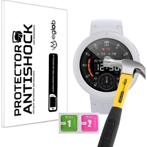 Protector de Pantalla Anti-Shock Anti-Golpe Anti-arañazos Compatible con Xiaomi Amazfit Verge Lite