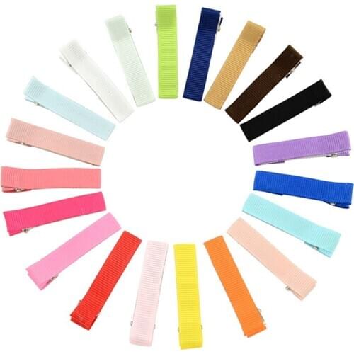 20Pcs Baby Girls Double Prong Alligator Hair Clips Barrettes DIY Accessories New