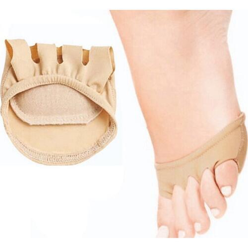 300pairs/lot Silicone Toe Pads Invisible Fore Foot Socks Half Backless Front Foot Insoles Pads Cushions Grip Foot Care Tools
