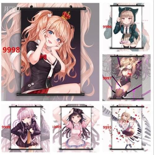 Anime Posters Danganronpa Chiaki Junko Mikan Anime Manga HD Print Poster Canvas Painting Wall Decor Wall Art Picture Home Decor