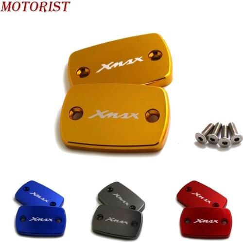 MOTORIST MIX Color CNC Motorcycle Master Cylinder Front Brake Fuel Reservoir Cover Tank Cap For Yamaha XMAX 250 XMAX300 xmax250