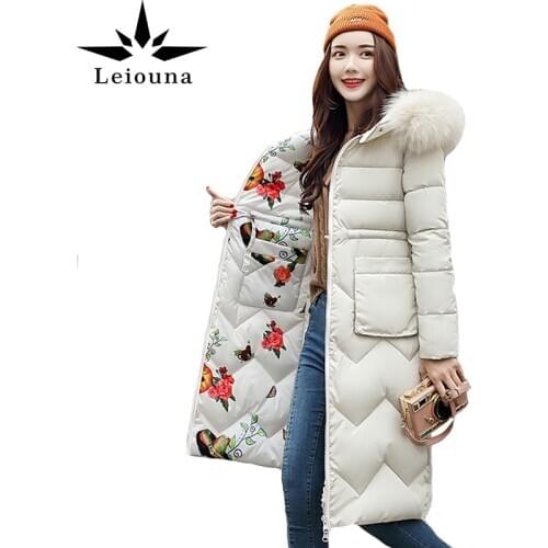Leiouna Women's Parkas With A Hood