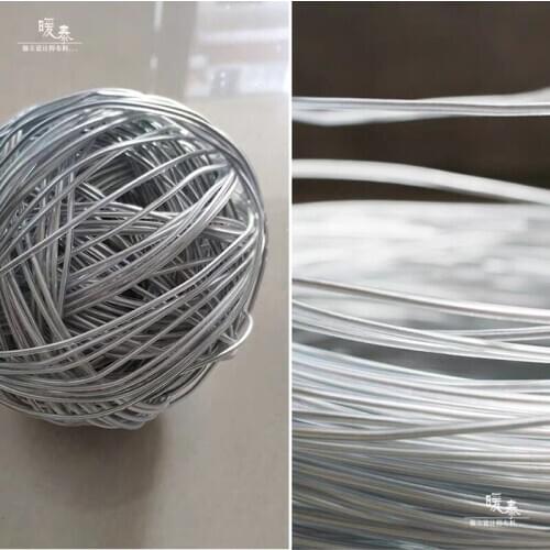 0.5mm TPU Aluminum Wire DIY Materials Clothes Decor Hand Knit Deform Flower Jewelry Metal Modeling Designer Accessories