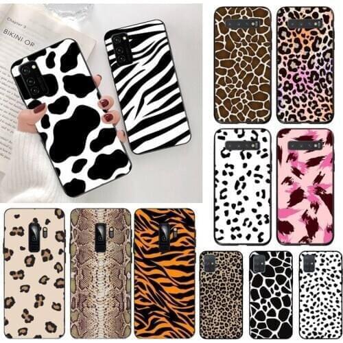 Fashion Animal Cow Tiger Snake Pattern Phone Case for Samsung Galaxy S20 FE plus Ultra S6 S7 edge S8 S9 plus S10 5G lite 2020