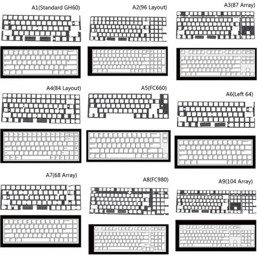Switch Sound Dampeners Sheet Soft Pad Dimple Foam Sponge For Mechanical Keyboard