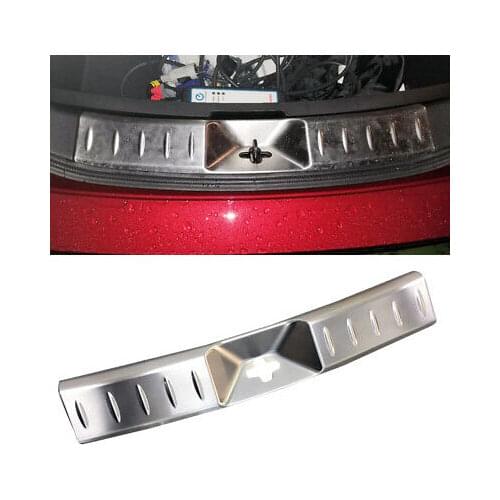 Stainless Steel Inner Rear Bumper Protector Sill Trim 1pcs For Nissan Leaf 2018