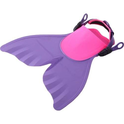 Newly Adjustable Mermaid Tails Swim Fins for Swimming with Flipper Diving Fins Gift for Adult Summer Beach Supply BN99