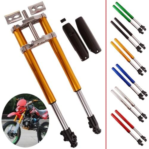 Motorcycle 710mm Upside Down Front Fork Invert Shock Absorber Suspension Front Shock Triple Tree Fork 22mm Clamp Handlebar Riser