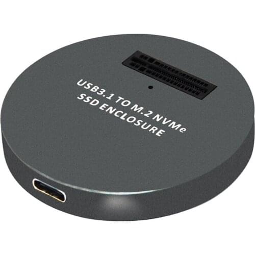 USB 3.1 Type C to PCI-E M.2 NVMe SSD Enclosure Adapter Converter SSD Docking Station 2242 2260 2280 22110 for Windows Mac Linux