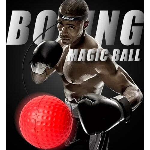Head-mounted Boxing Speed Ball Adult Sanda Vent Trainer Decompression Fitness To Improve Reaction Force Muay Thai Exercise Ball