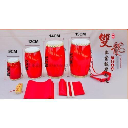 201812cm15cm adult waist drum children waist drum student waist drum leather drum kindergarten percussion instruments