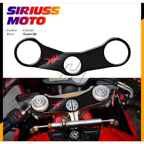 3D Carbon-look Upper Triple Yoke Defender Case for MV Agusta F4 Models 2000-2006