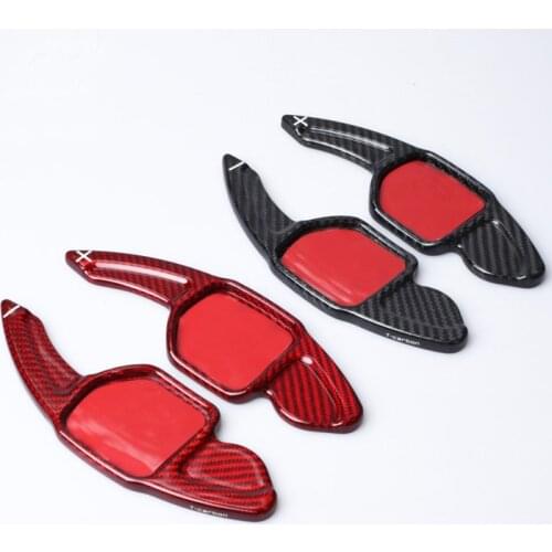 TTCR-II Gearbox Carbon Fiber Steering Wheel Shifter Paddle Shift Extension For New Audi A4L A5 A6L A7 A8 Q3 Q5 Q7 S6 S8 SQ5