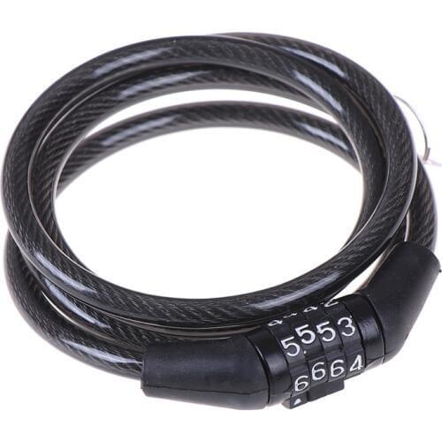 Cycling security 4 digit Anti Theft combination password bike bicycle cable chain lock