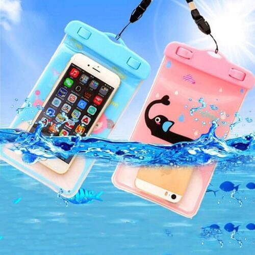 Phone Waterproof Swimming Pouch Convenience PVC Transparent Practical Underwater Seal Snowproof Touch Bag