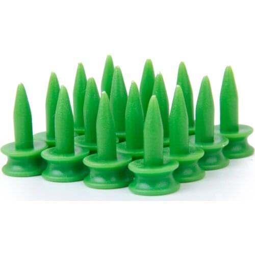 100pcs Golf Tees Graduated Castle Tee Height Control 23mm Green