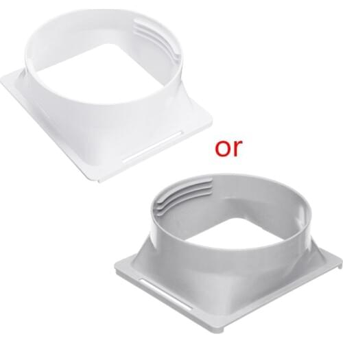 15cm Square Portable Air Conditioning Body Exhaust Duct Interface Pipe Connector Conditioner Parts Easy Install