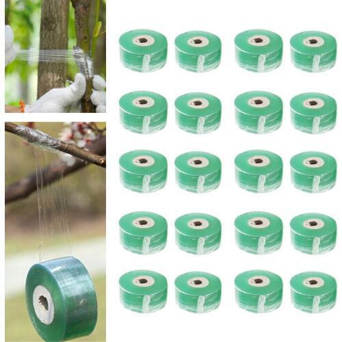 20Pcs Roll tape graft budding Parafilm Pruner Plant fruit tree Nursery moisture barrier floristry Seedle Garden repair Strecth