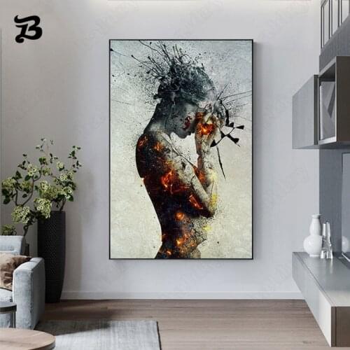 Abstract Creative Figure Painting Wall Picture Canvas Painting Nordic Posters and Prints Wall Art for Living Room Home Decor