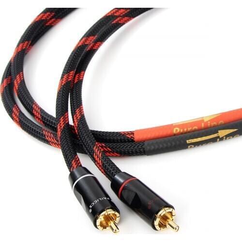 CANARE HiFi RCA Audio Cable HiFi RCA Male To Male RCA Interconnect Cable For Preamp Amplifier DAC CD Player RCA Phono Cable