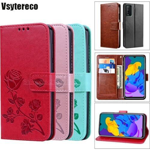 For Huawei Honor Play 4T AKA-AL10 L29 Case Leather Cell Phone Holster Case on Hawei Honer Honor Play 4T Pro AQM-AL10 Wallet Case