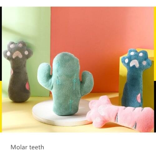Cat Toy Catnip Interactive Plush Stuffed Chew Pet Toys Claw Funny Cat Mint Soft Teeth Cleaning Toy for Cat Kitten Pet Products