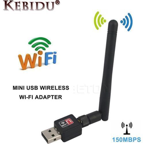 Kebidu 150Mbps Mini USB WiFi LAN Adapter MT7601 WiFi Wireless USB Adapter 150M Network LAN Card