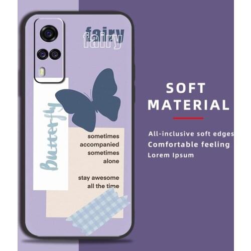 Soft TPU Phone Case For VIVO Y51 2020 4G/Y31 2021 Durable Waterproof Anti-knock Soft Case Cute New