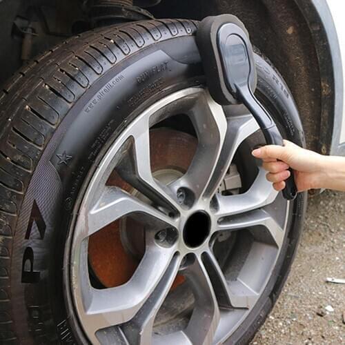 NEW Auto & Car Tire Wheel Waxing Polishing Sponge Washing Cleaning Brush Long Handle Brush Wax Polishing Washer Wipe Paint Care