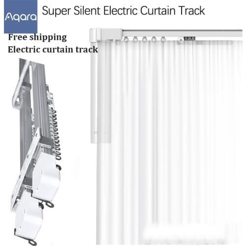 Original Aqara Electric Curtain Track Smart Curtain Rails Control System Customize for Aqara B1/Zigbee Curtain Motor