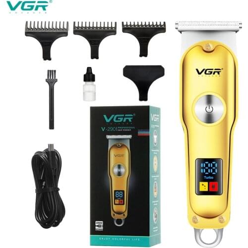 Barber Scissors LED Intelligent Display Hair Clipper Personal Care Shaver Carving New Electric Push Trimmer