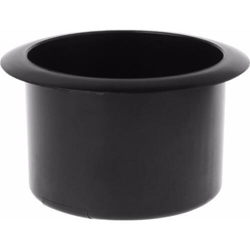 Plastic Black Insert Cup Holder Drink Bottle Placing Rack For Car Marine Boat RV Truck Office Sofa