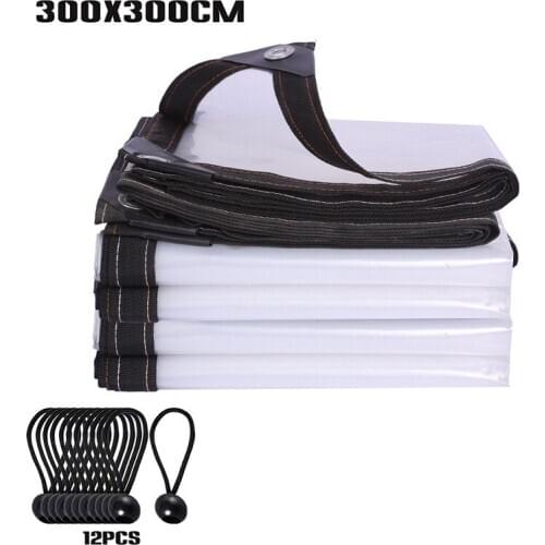 3 Size Anti-Freeze Clear Poly Tarp Outdoor Gardening Plant Cover Rainproof Tarpaulin Plant Protection Bags Garden Care Tools