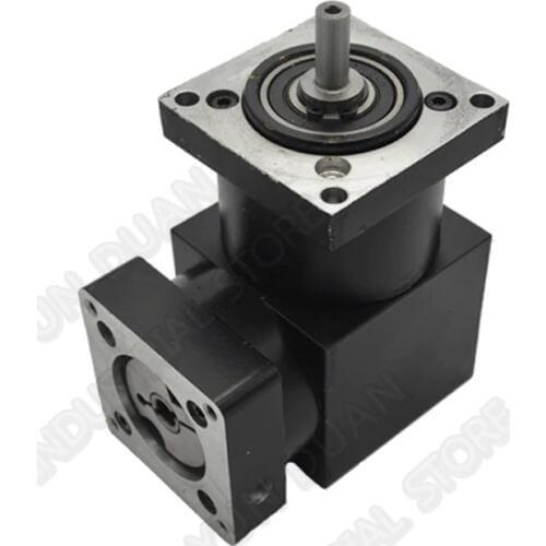 Right Angled Planetary Speed Reducer 36 :1 Gearbox 90degree Angle Reversing Corner 8mm 6mm Input for NEMA23 57mm Stepper Motor
