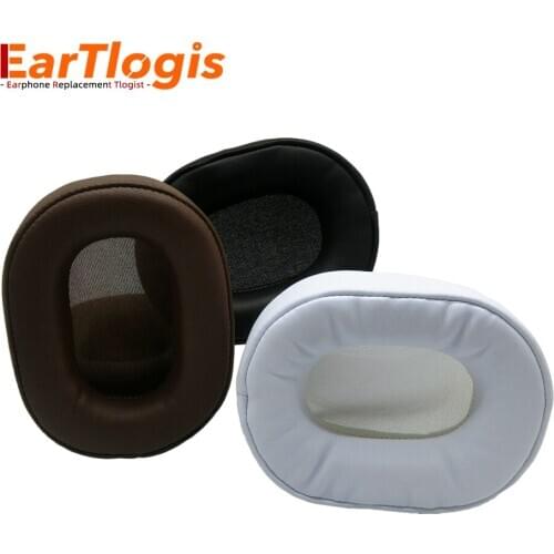 EarTlogis Replacement Ear Pads for Denon AH-MM400 AH MM-400 MM 400 Headset Parts Earmuff Cover Cushion Cups pillow