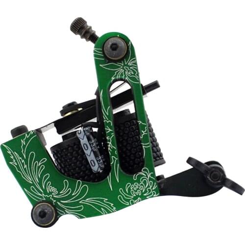 Premium Aluminium Alloy 10 Wrap Coils Motor Tattoo Machine Gun For Liner Shader Small Size 5 Colors
